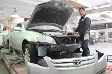 Collision repair at ABC Paint & Body Shop in Las Cruces, NM