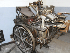Printing machine at a professional printing company in Las Cruces