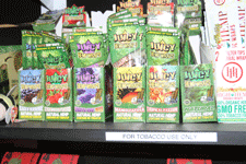 Hemp wraps for sale at Queen Bee's Smoke Shop in Las Cruces