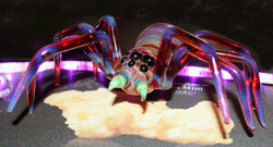 Custom glass pipe at Queen Bee's Smoke Shop in Las Cruces