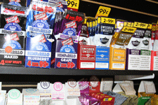 Rolling papers at Queen Bee's Smoke Shop in Las Cruces