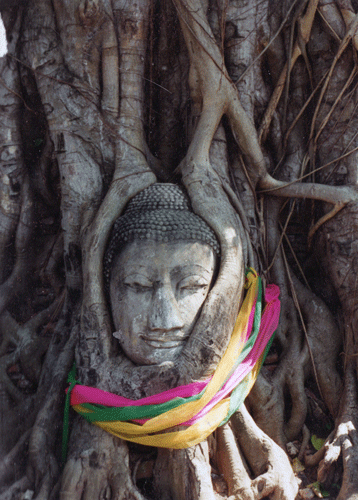 Art work in Ayuthaya, Thailand