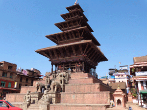 Nyatapola temple in Bhaktapur, Nepal