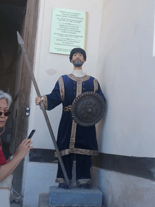 Statue in Burhara, Uzbekistan