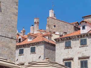 Rooftops in Dubrovnik, Croatia