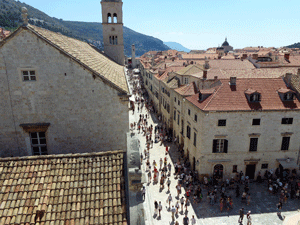 Streets in Dubrovnik, Croatia