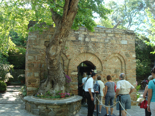 Rock building in Ephesus, Turkey