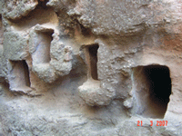 Tunnels in Lalibela, Ethiopia