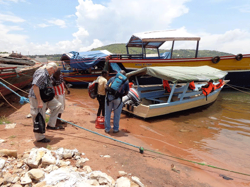 Boat ride in  Gombe, Tanzania