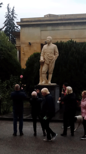 Stalin statue in Gori, Georgia