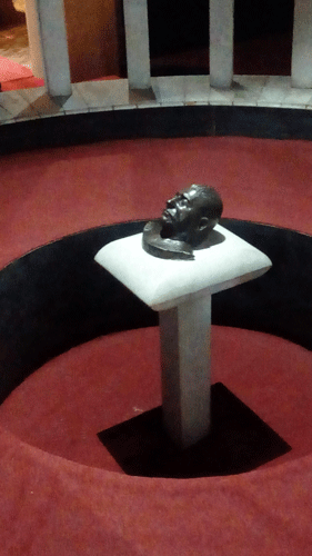 Stalin's death mask  in Gori, Georgia