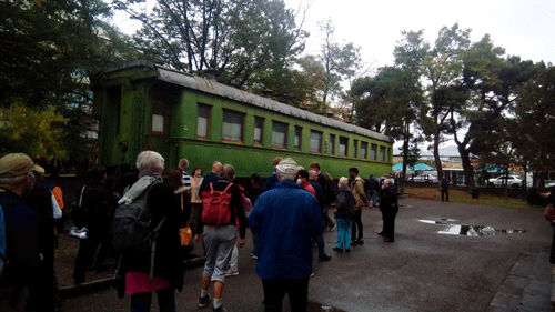 Stalin's private train car in Gori, Georgia