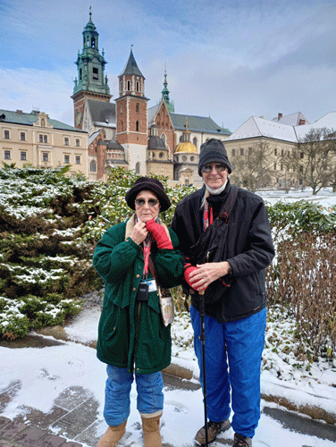 Royal route to the castle in Krakow, Poland