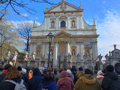 Church of Saints and Peter and Paul in Krakow, Poland