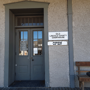 County courthouse in Lincoln, NM
