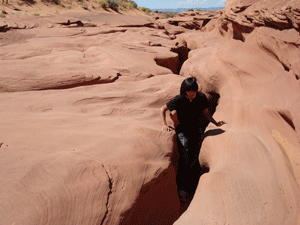 Crack in the earth in AZ