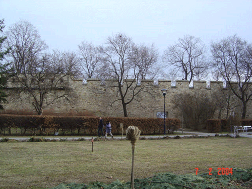 Wall in Prague, Czech Republic