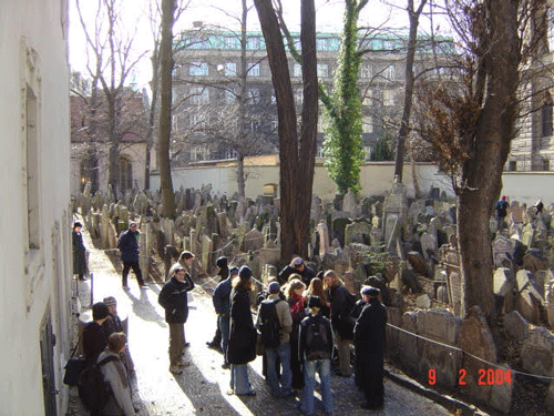 Jewish cemetery in Prague, Czech Republic