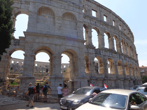 Roman Amphitheater in Pula, Croatia
