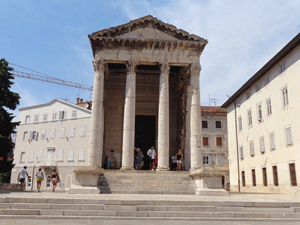 Temple of Augustus in Croatia