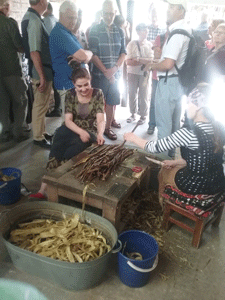 Making paper in Samarkand, Uzbekistan
