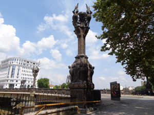 Sculpture in Skopje, Macedonia