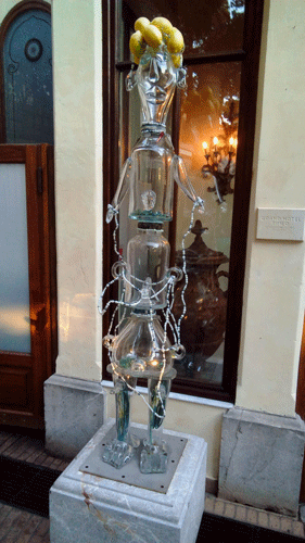 Art work in Taormina, Italy