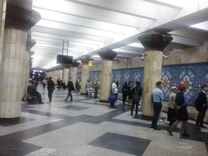 Subway in Tashkent, Uzbekistan