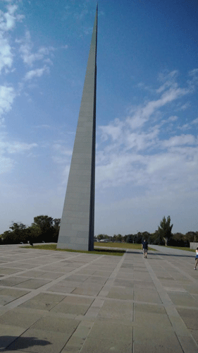 Genocide memorial in Yerevan, Armenia