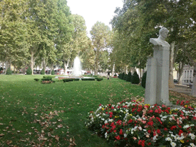 Park in Zagreb, Croatia