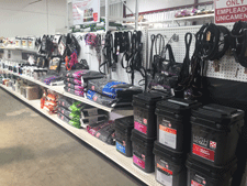 Horse and livestock supplies for sale at Zia Feed and Supply in Las Cruces, NM